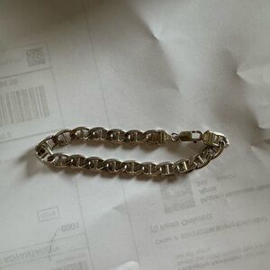 Silver Chain Bracelet Italy Fager 8.34 25.7